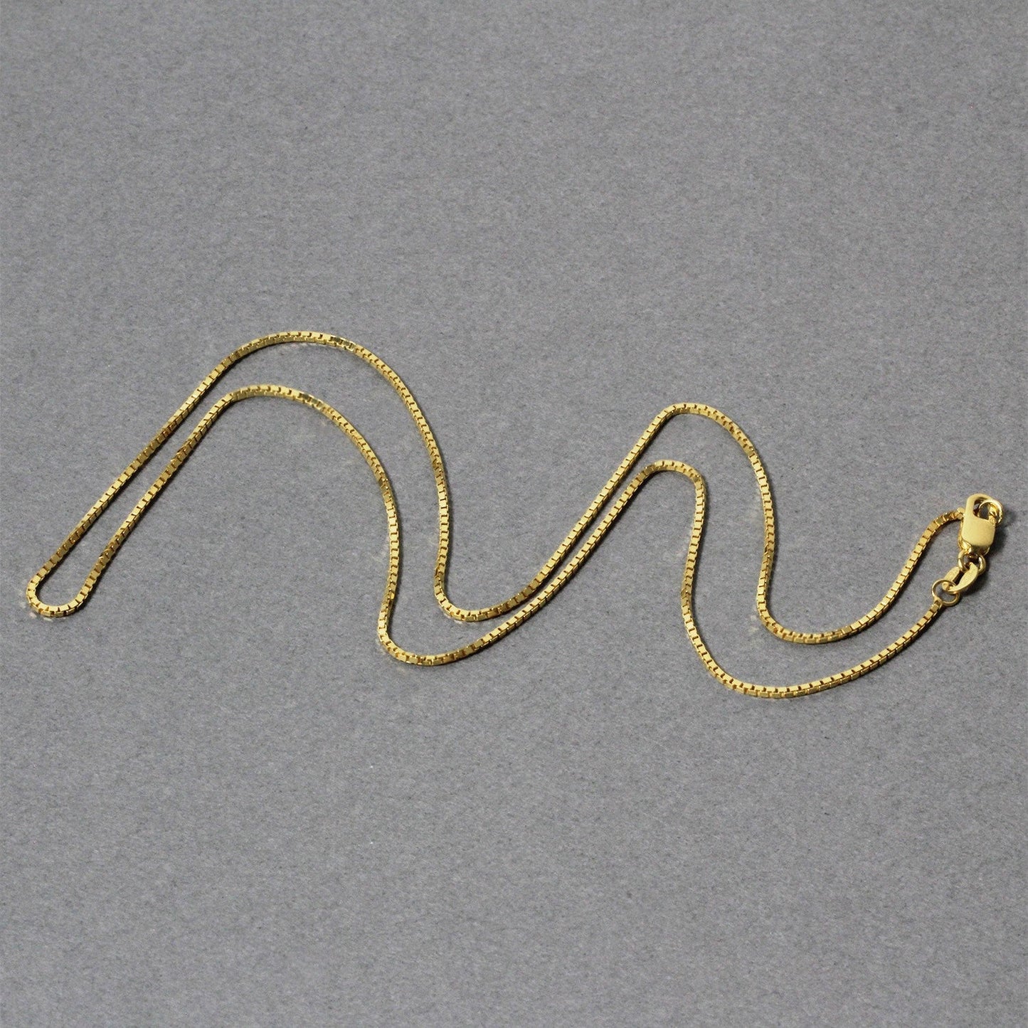 Cadena clásica de oro amarillo de 14k de 1.0mm