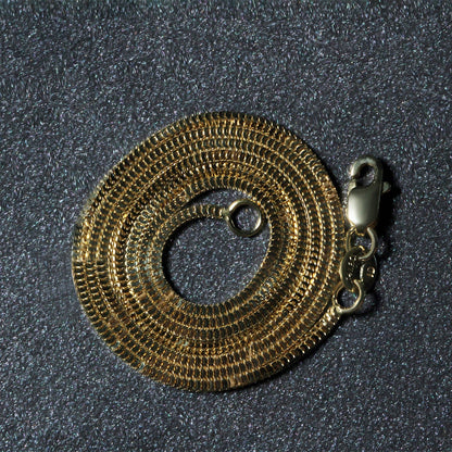 Cadena Milano de oro amarillo de 14k y 1,1 mm