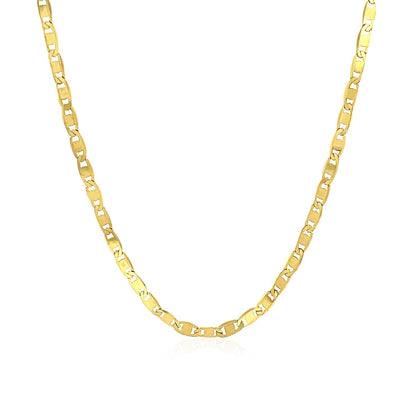 Cadena de eslabones Mariner de oro amarillo de 10k y 2.3mm