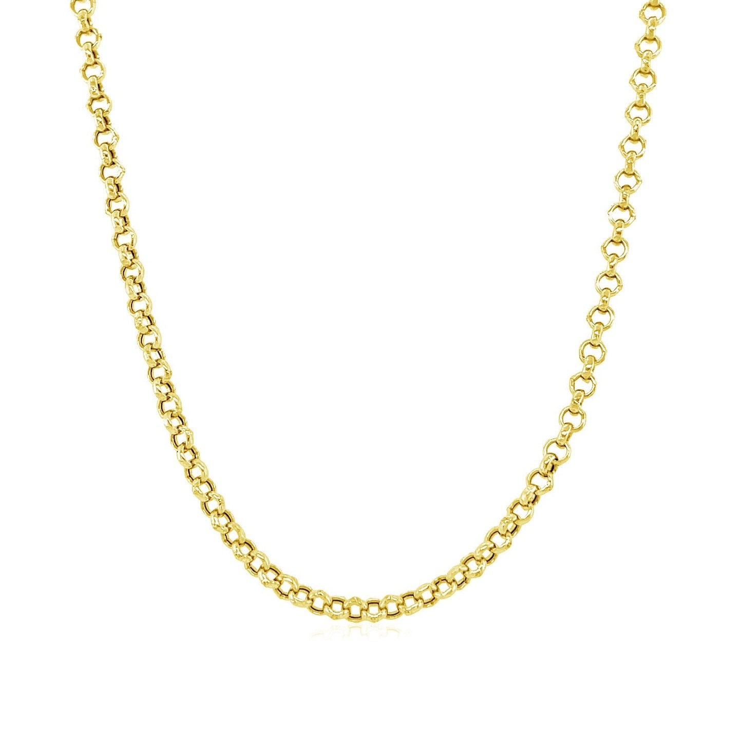 Cadena Rolo de Oro Amarillo de 10k y 2.3mm