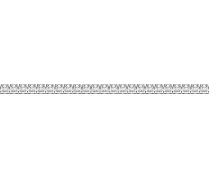 Pulsera de tenis con diamantes redondos cultivados en laboratorio, de oro blanco de 14k (2 ct. p.t. F/G VS2/SI1)