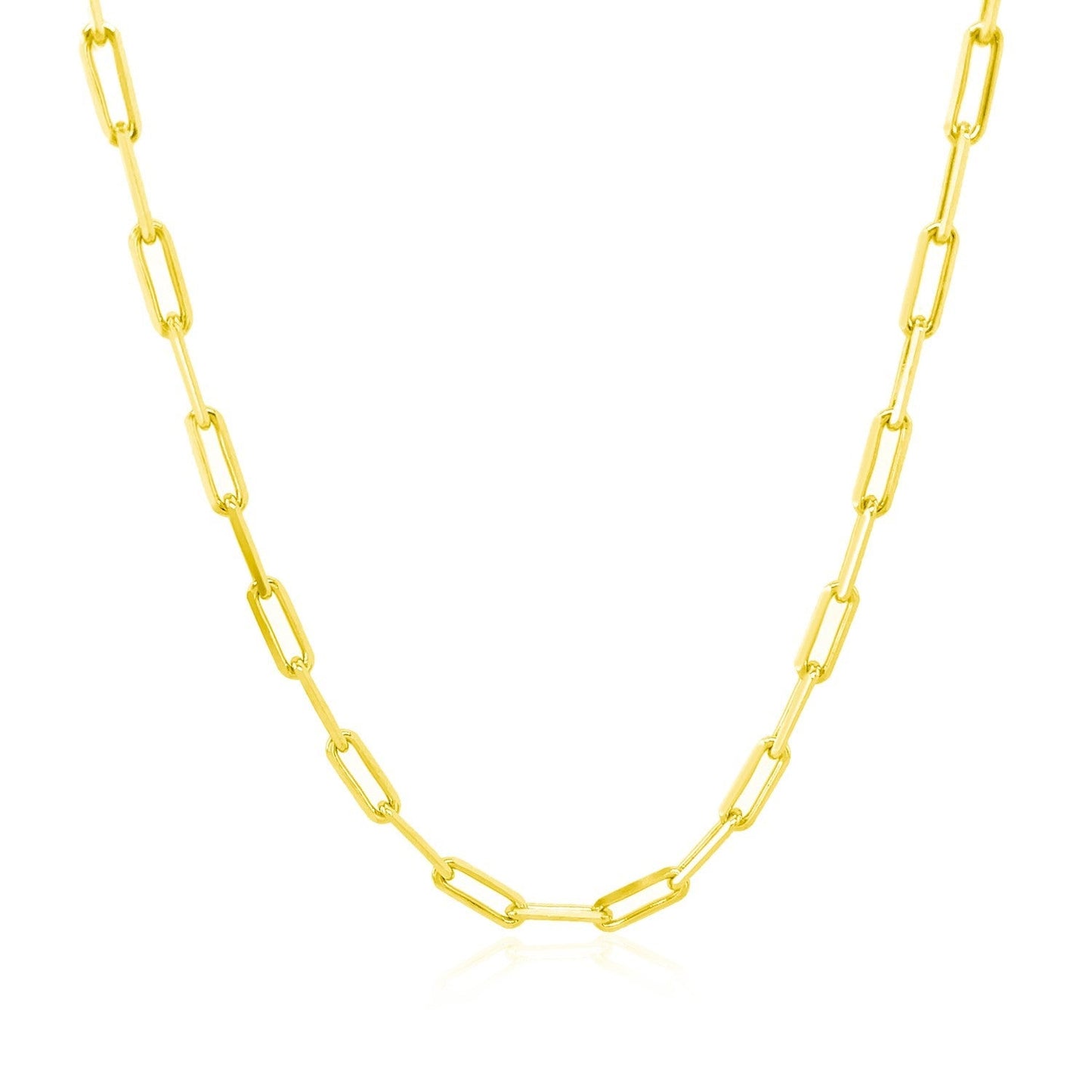 Cadena de eslabones de oro amarillo de 18 K (2.50 mm)