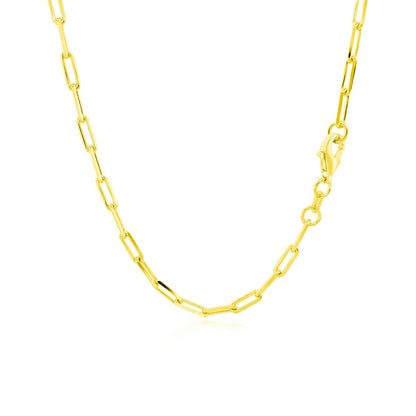 Cadena de eslabones de oro amarillo de 18 K (2.50 mm)