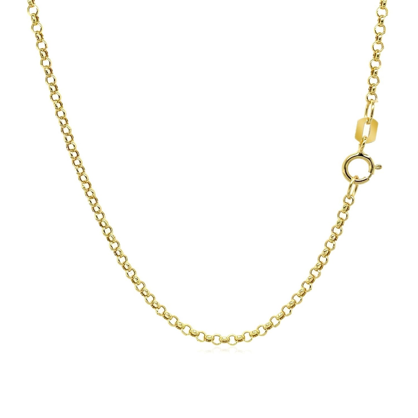 Cadena Rolo de Oro Amarillo 14k 1.9mm
