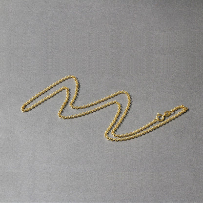Cadena Rolo de Oro Amarillo 14k 1.9mm