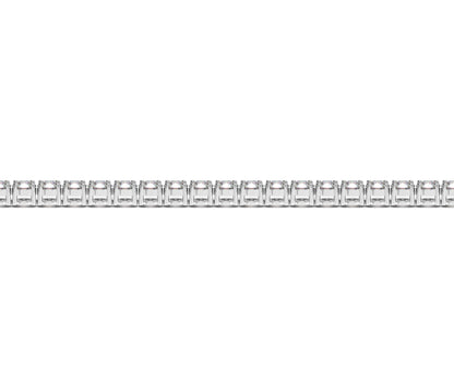 Pulsera de tenis con diamantes redondos cultivados en laboratorio, en oro blanco de 14k (5 quilates, F/G, VS2/SI1)