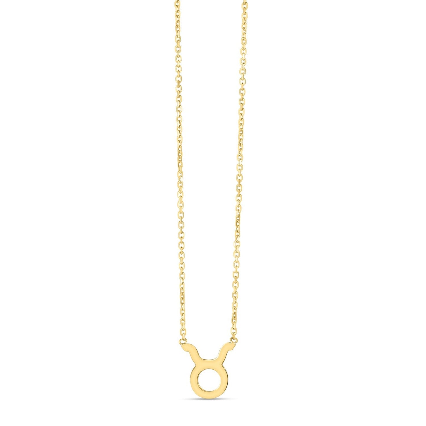 Collar Tauro de oro amarillo de 14 quilates