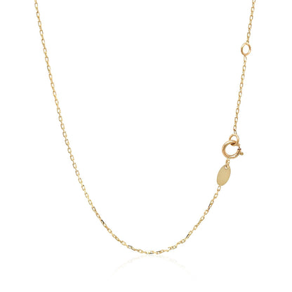 Cadena de Rosario de Oro Tricolor de 14k