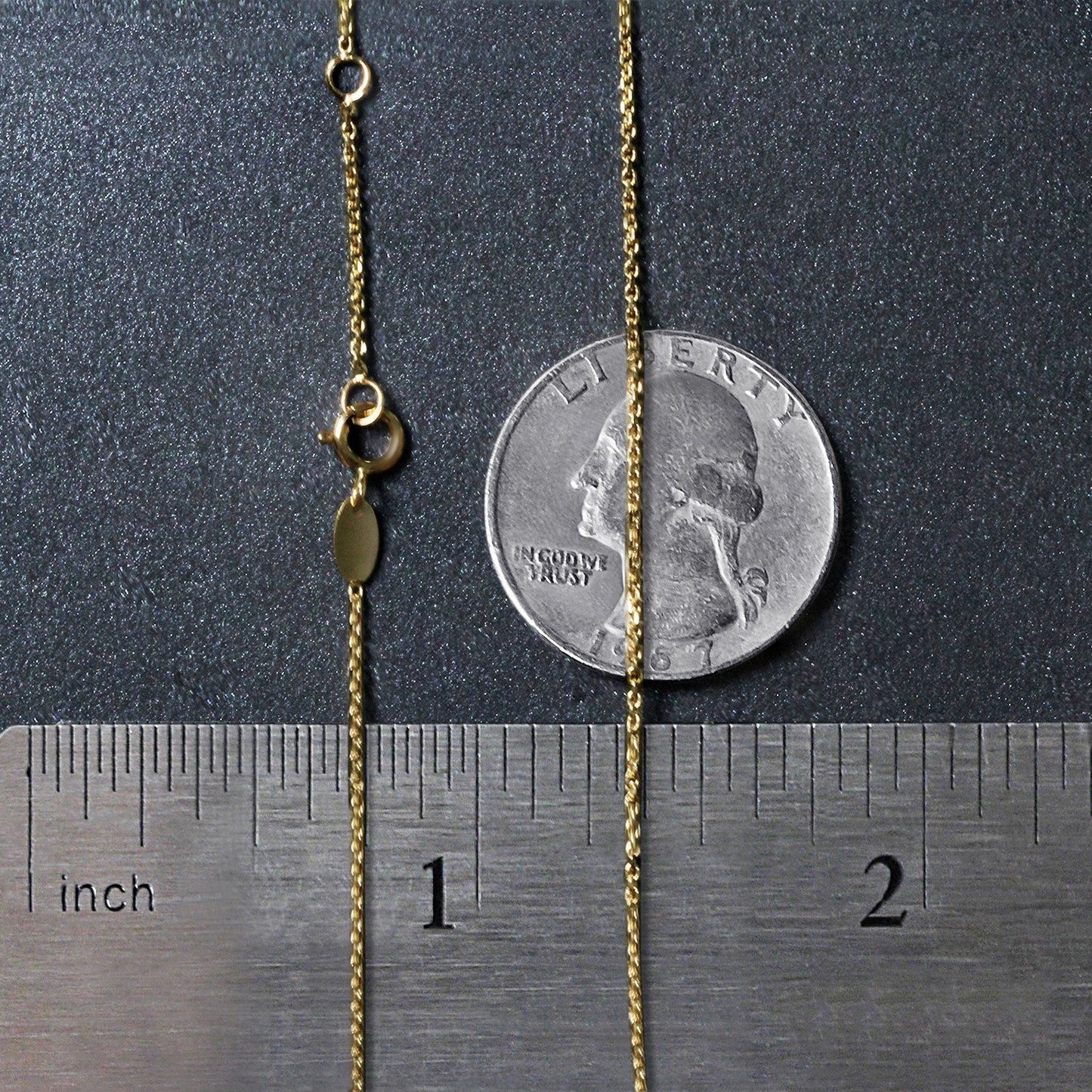 Cadena de Rosario de Oro Tricolor de 14k
