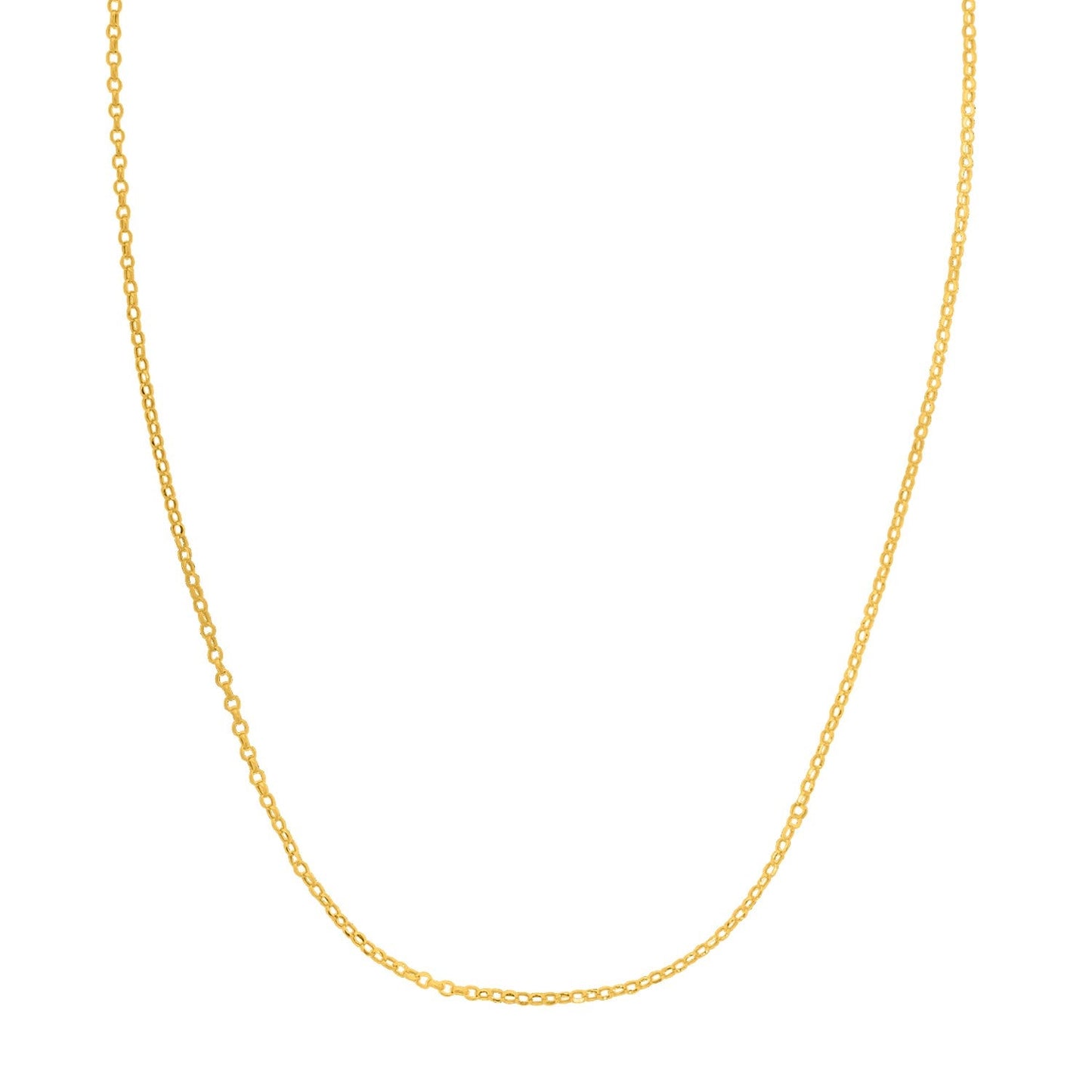Cadena doble extensible de oro amarillo de 14k (1,40 mm)