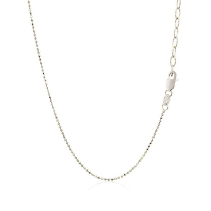 Collar de oro blanco de 14k con dijes de diamantes redondos