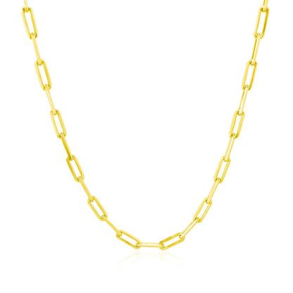 Cadena de eslabones de oro amarillo de 10K (2.50 mm)