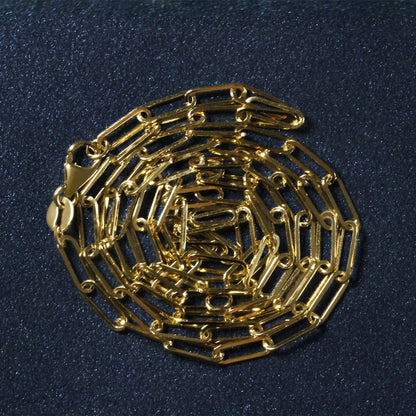 Cadena de eslabones de oro amarillo de 10K (2.50 mm)