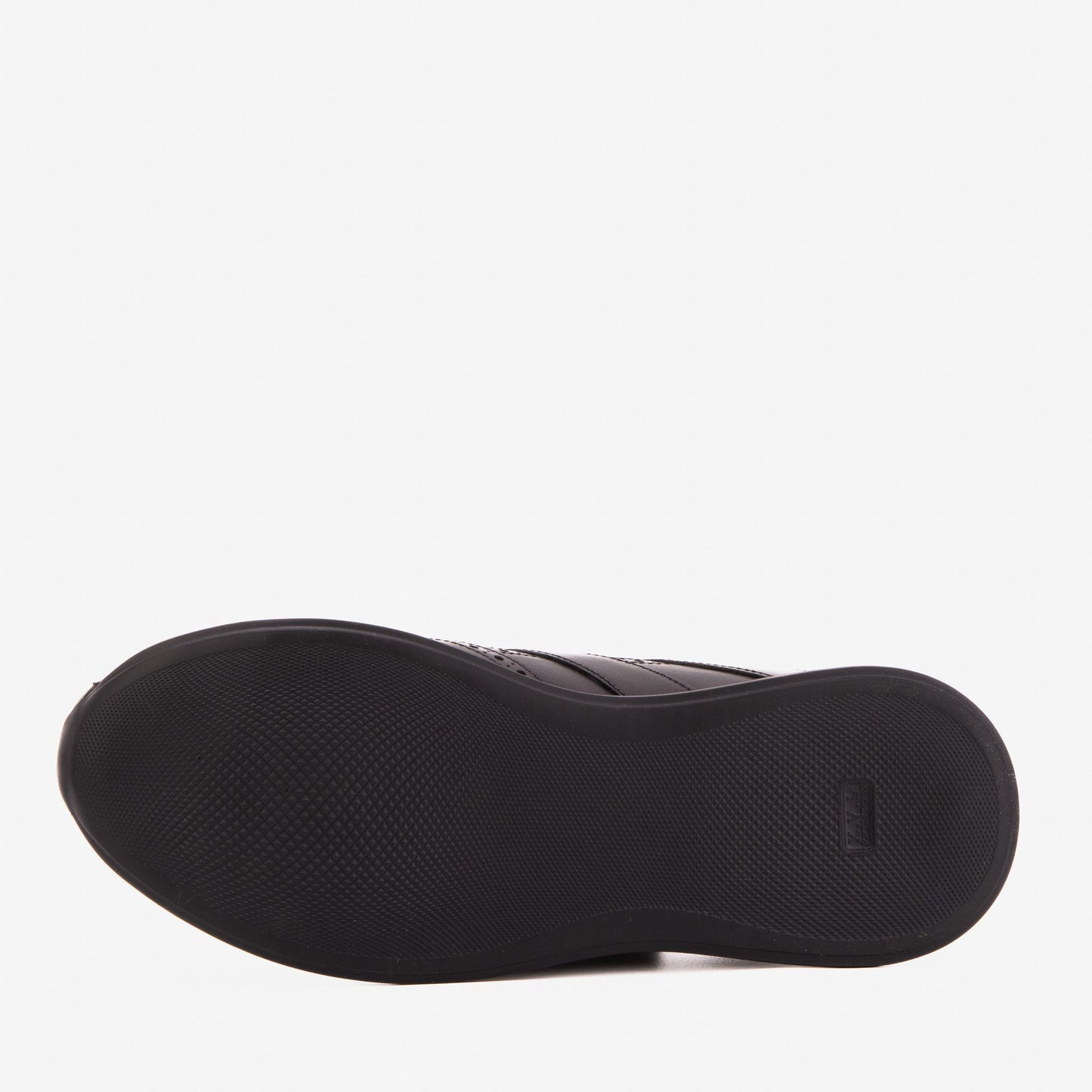 The Arcadia Black Leather Men Sneaker