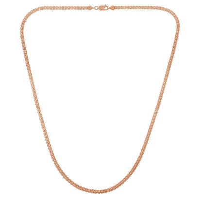 Cadena Ice Barrel de Oro Rosa de 14k (3.10 mm)