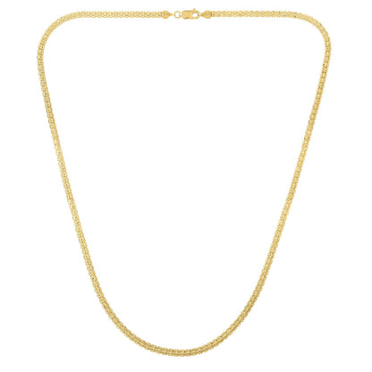 Cadena Ice Barrel en Oro Amarillo de 14k (3.10 mm)