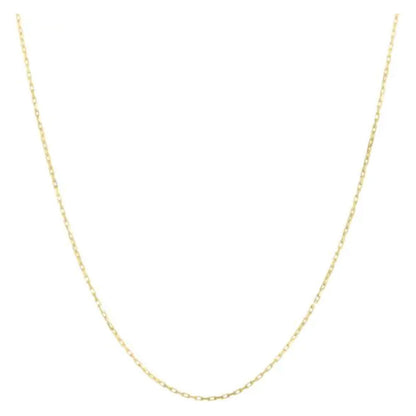 Cadena de oro amarillo de 14k, estilo cable francés (1.30 mm)