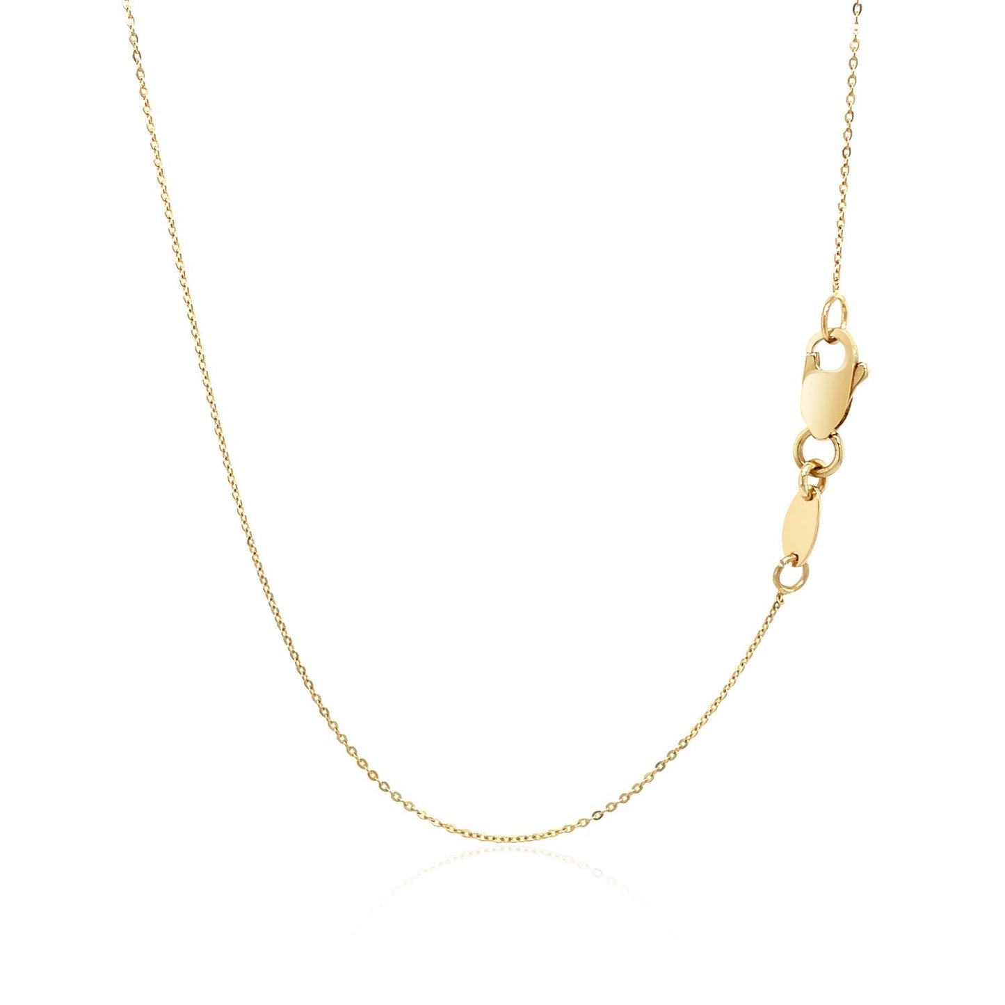 Collar de barra delgada texturizada de oro amarillo de 14k