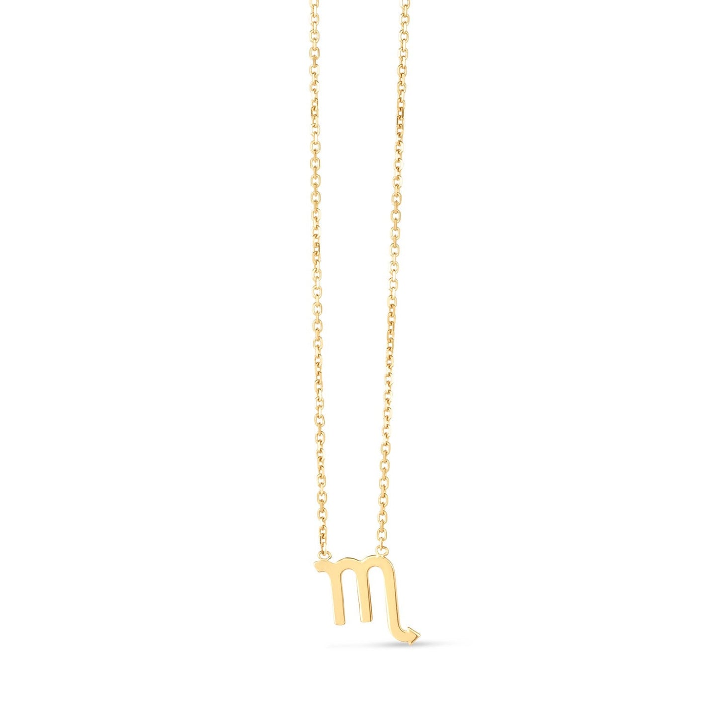 Collar de Escorpio de Oro Amarillo de 14K