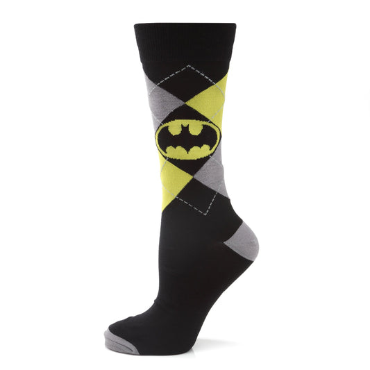 Calcetines clásicos de argyle de Batman de DC