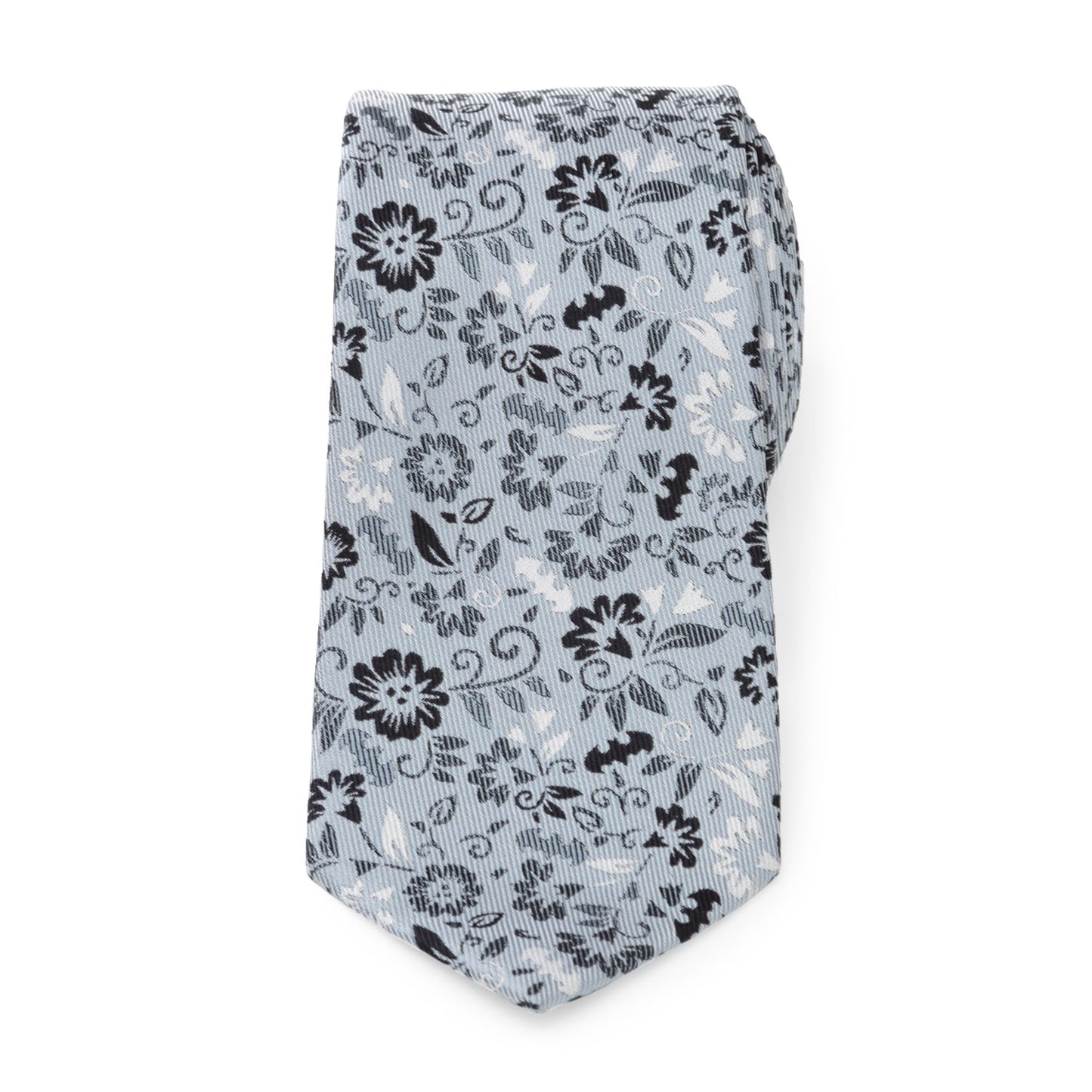 DC Batman Patterned Floral Blue Men's Tie - My Men's Shop