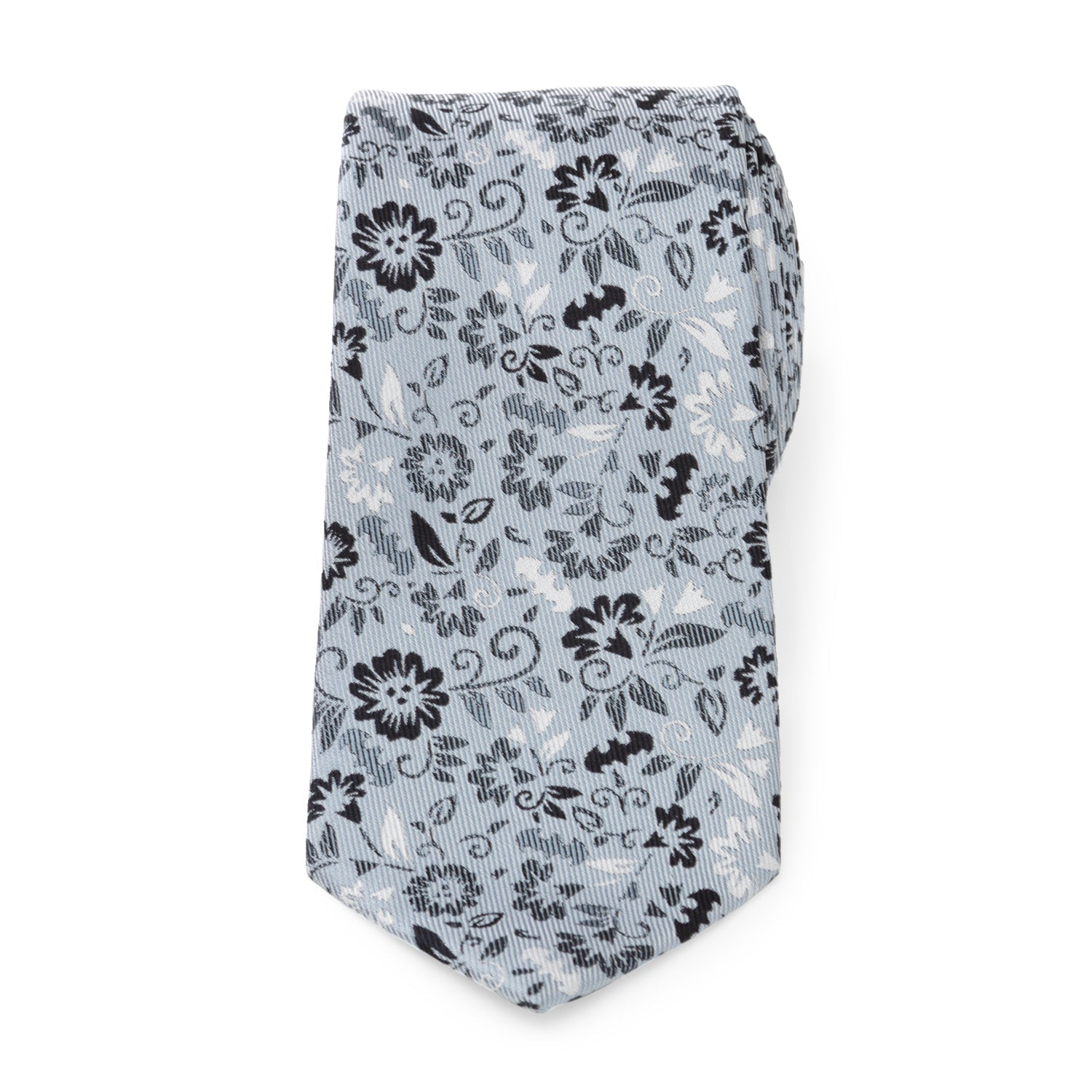 DC Batman Patterned Floral Blue Men's Tie - My Men's Shop