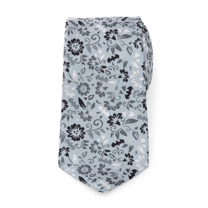 DC Batman Patterned Floral Blue Men's Tie - My Men's Shop