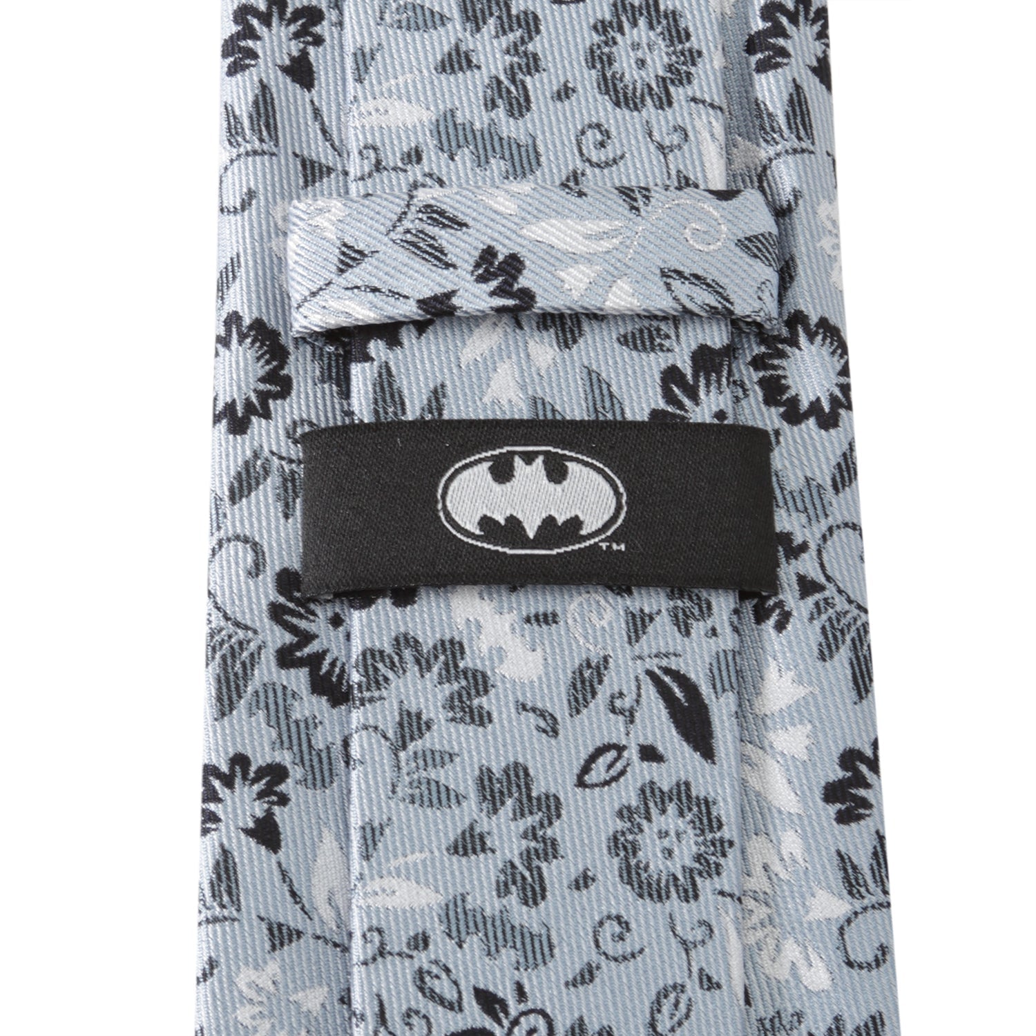 DC Batman Patterned Floral Blue Men's Tie - My Men's Shop