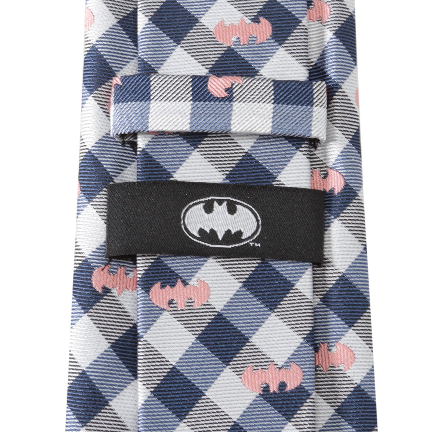 DC Batman Plaid Navy Men's Tie - My Men's Shop