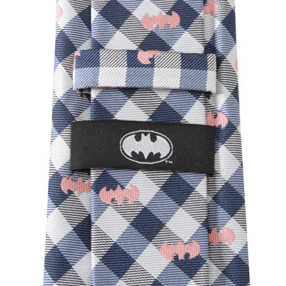 DC Batman Plaid Navy Men's Tie - My Men's Shop