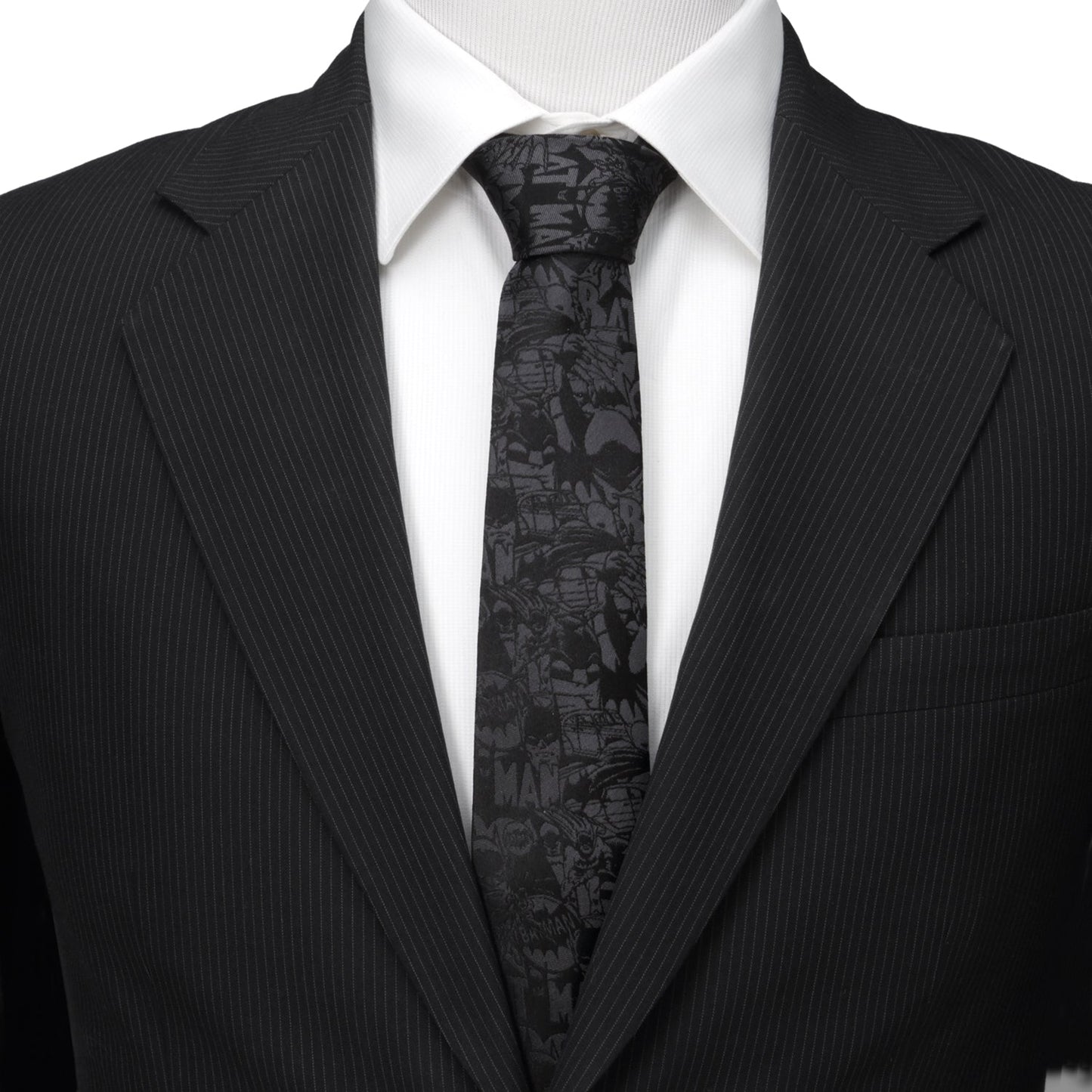 Corbata negra del cómic de Batman de DC