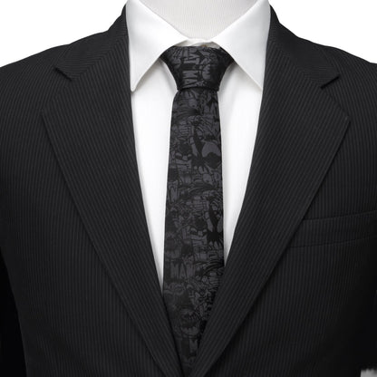 Corbata negra del cómic de Batman de DC