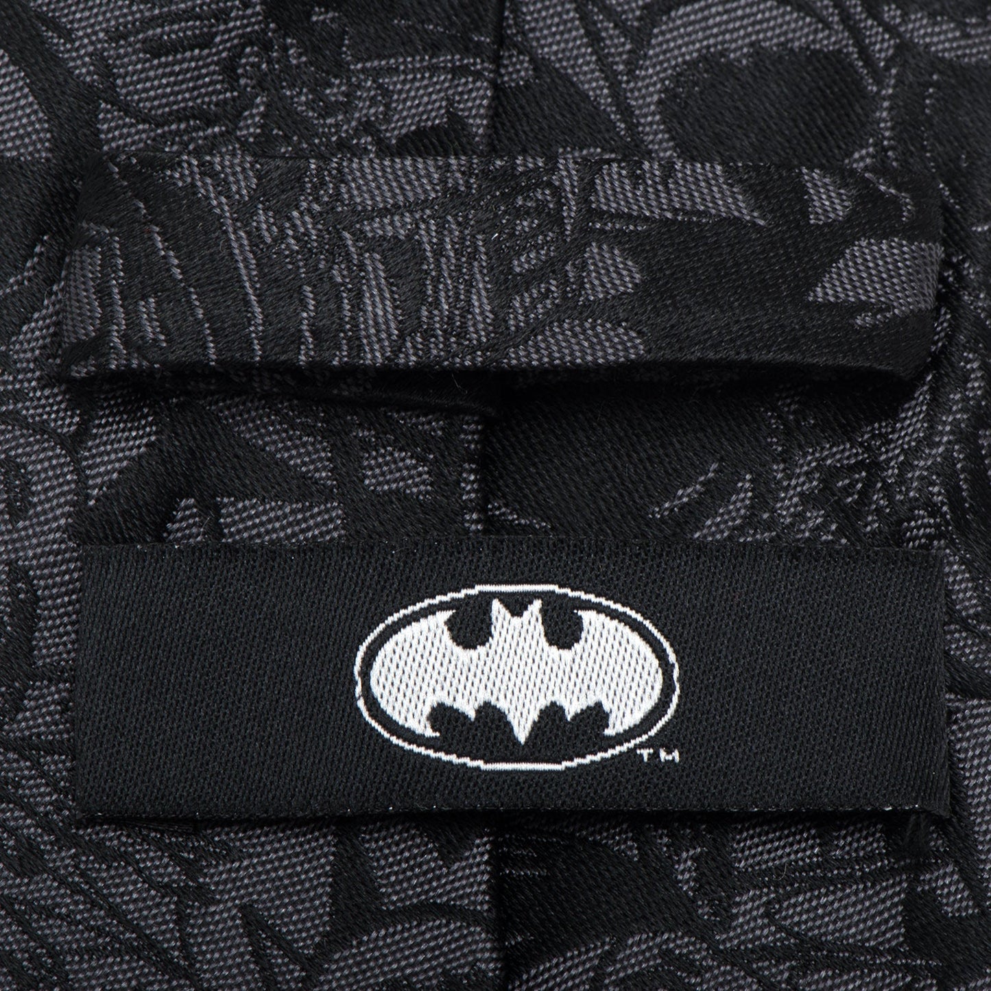 Corbata negra del cómic de Batman de DC