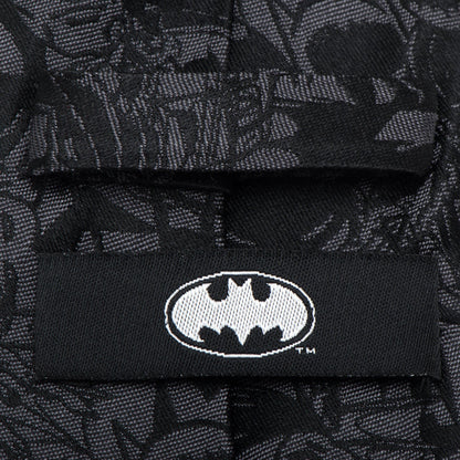 Corbata negra del cómic de Batman de DC