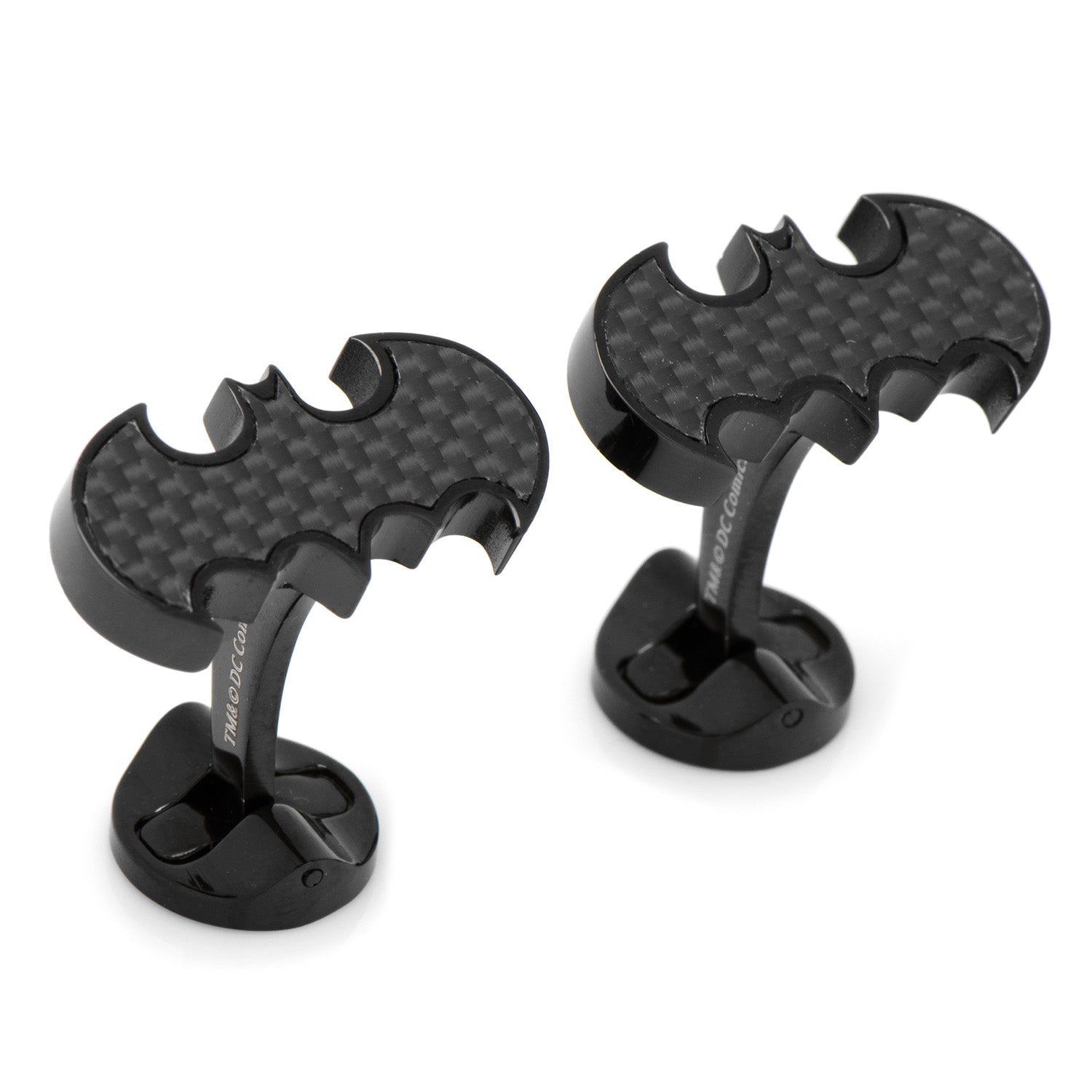 DC Batman Stainless Steel Carbon Fiber Cufflinks - My Men's Shop