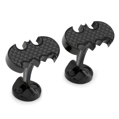 DC Batman Stainless Steel Carbon Fiber Cufflinks - My Men's Shop