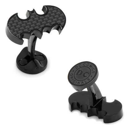 DC Batman Stainless Steel Carbon Fiber Cufflinks - My Men's Shop