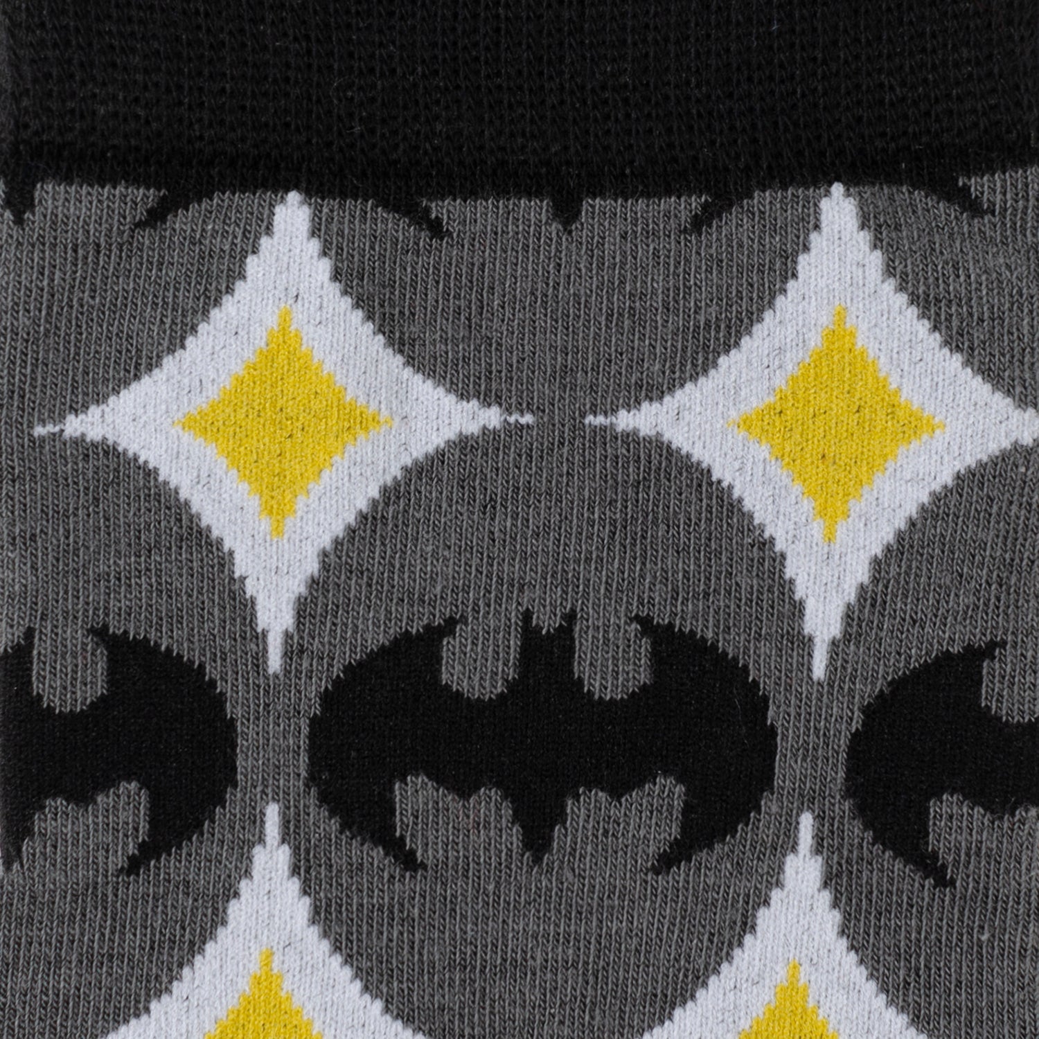 DC Batman Circle Gray Black Men's Socks - My Men's Shop