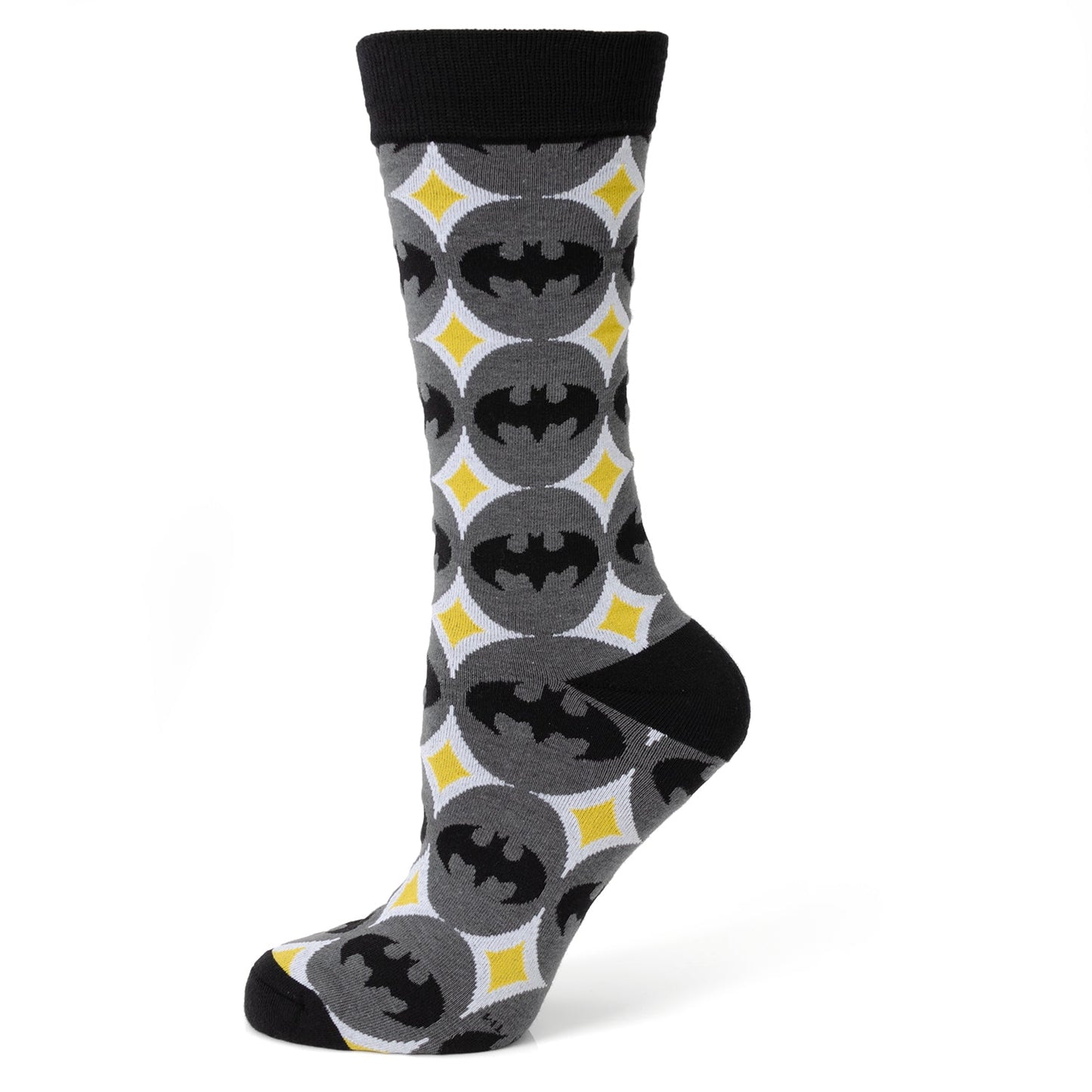 DC Batman Circle Gray Black Men's Socks - My Men's Shop