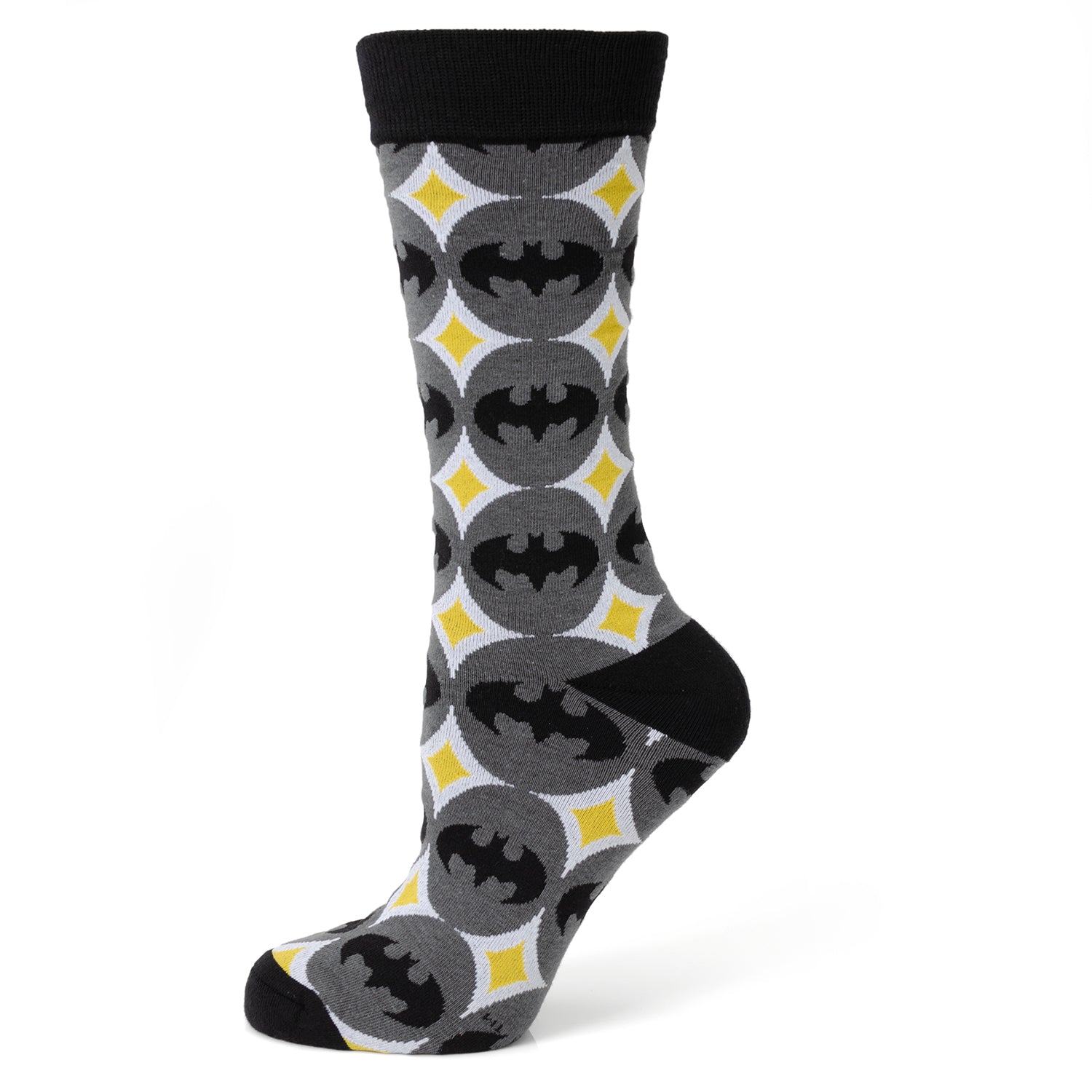 DC Batman Circle Gray Black Men's Socks - My Men's Shop