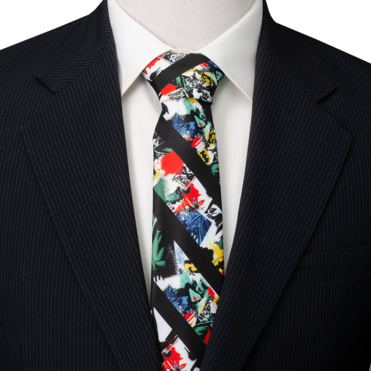 DC Batman Chaos Stripe Men's Tie - My Men's Shop