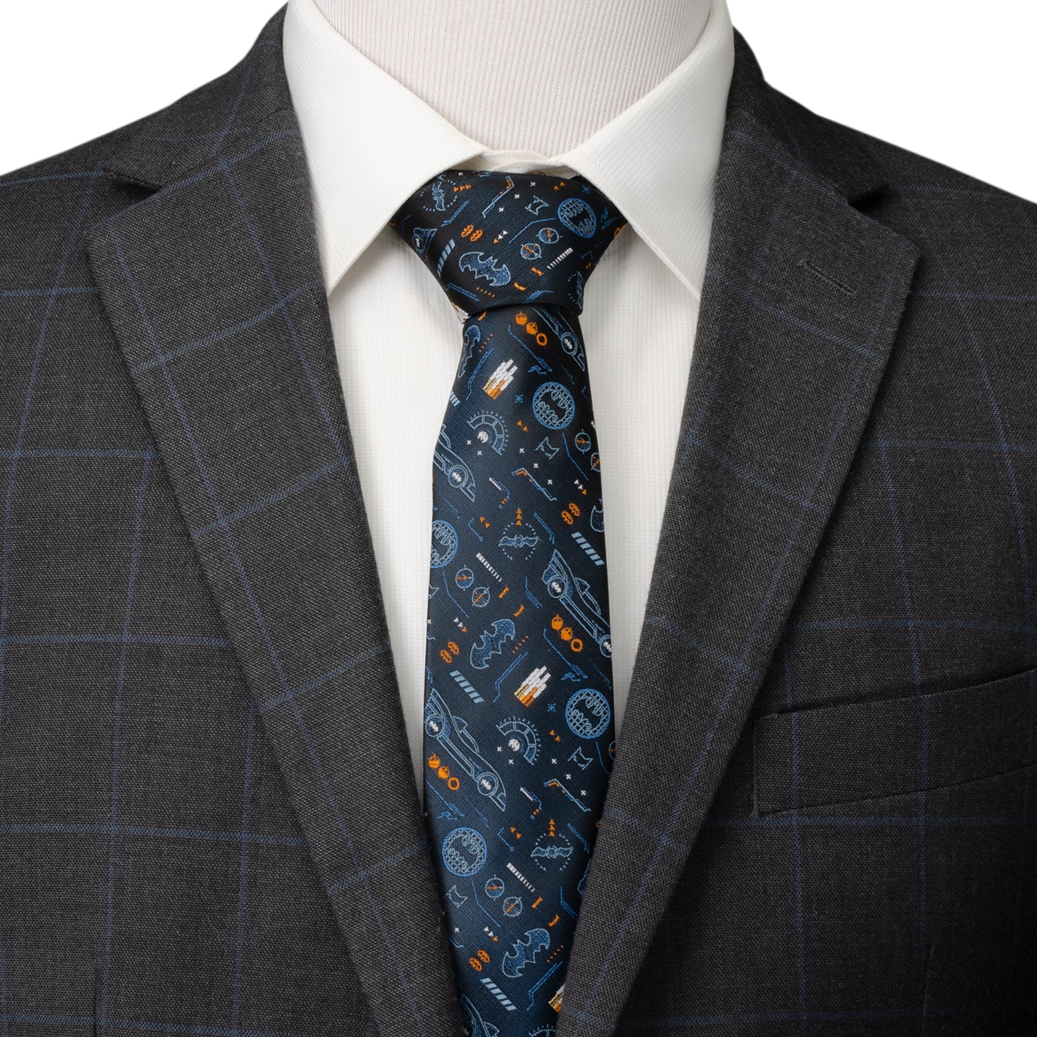 DC Batman Batmobile Black Men's Tie - My Men's Shop