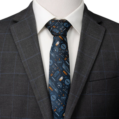 DC Batman Batmobile Black Men's Tie - My Men's Shop