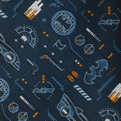 DC Batman Batmobile Black Men's Tie - My Men's Shop