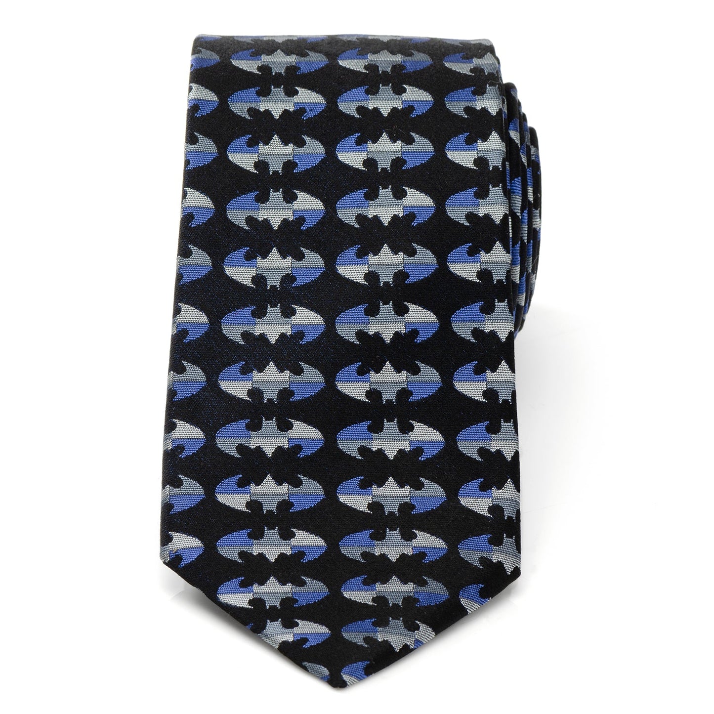 DC Batman Blue Blocked Black Men's Tie - My Men's Shop
