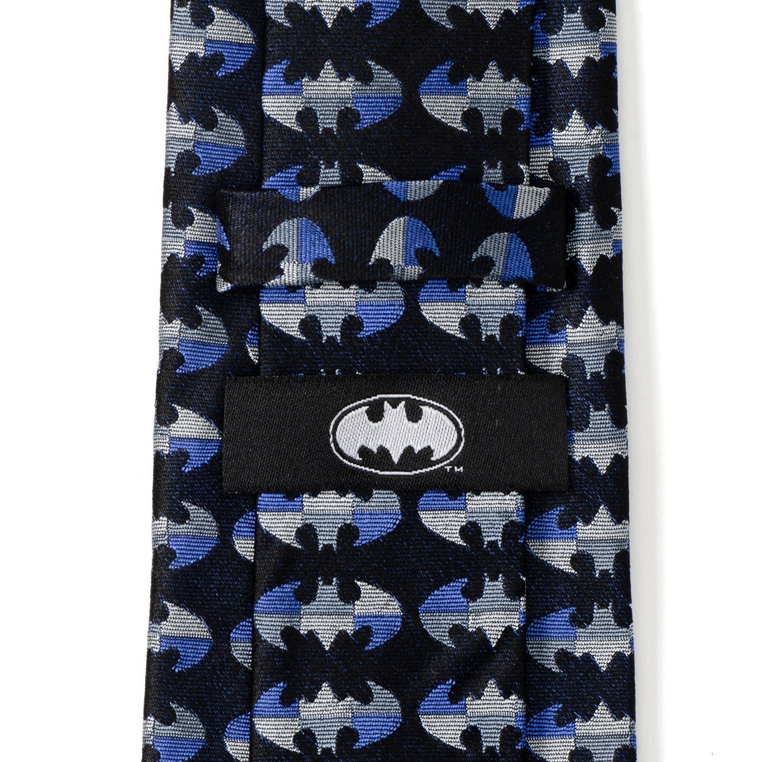 DC Batman Blue Blocked Black Men's Tie - My Men's Shop