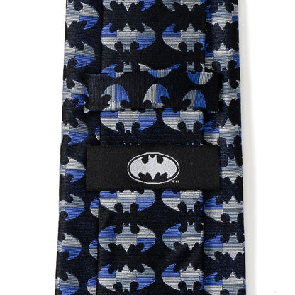 DC Batman Blue Blocked Black Men's Tie - My Men's Shop