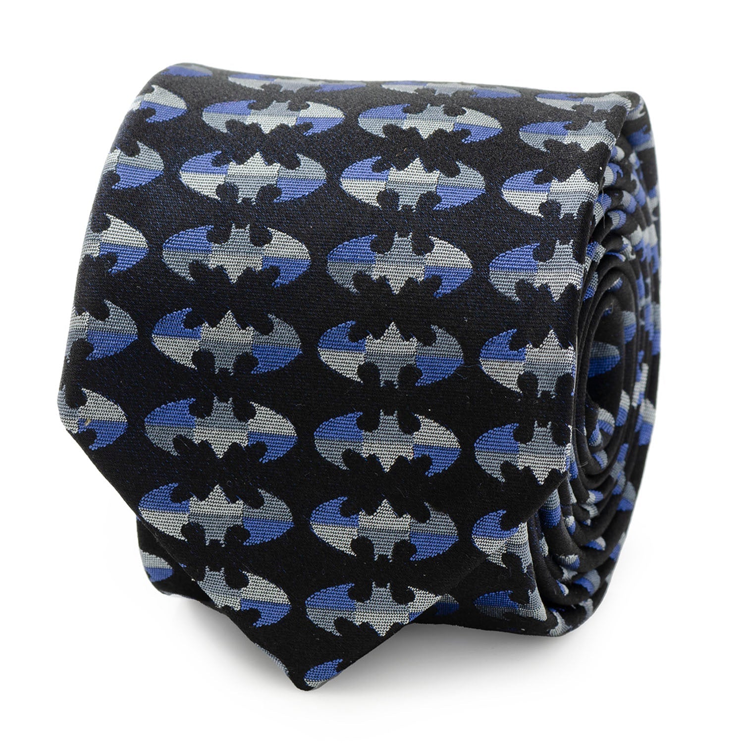 DC Batman Blue Blocked Black Men's Tie - My Men's Shop