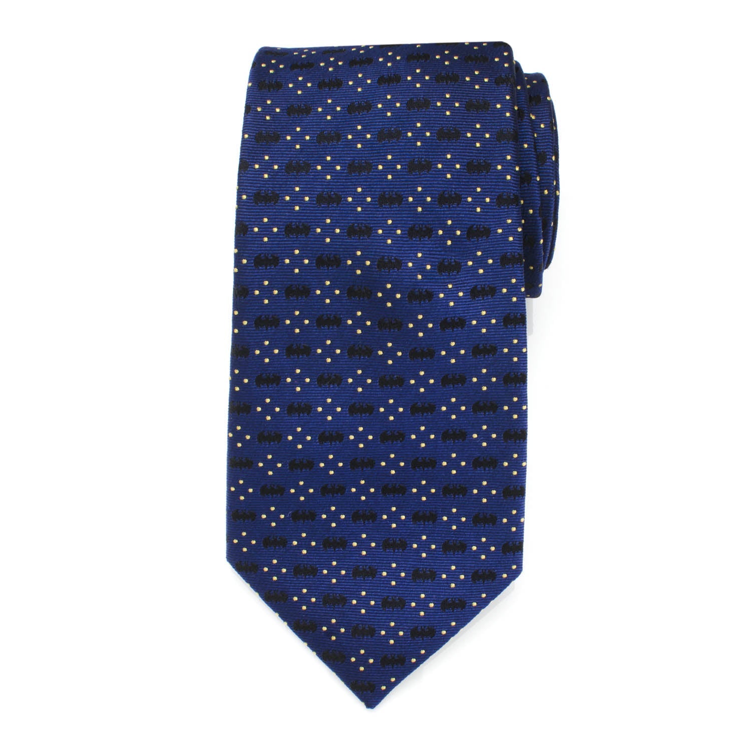 DC Batman Icon Diamond Dot Navy Mens Tie - My Men's Shop