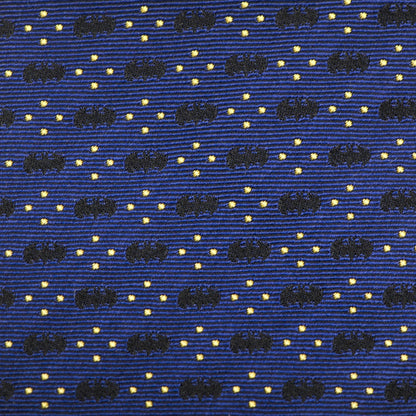 DC Batman Icon Diamond Dot Navy Mens Tie - My Men's Shop